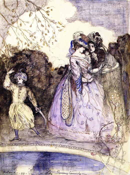 Les Premiers Conseils — Charles Edward Conder