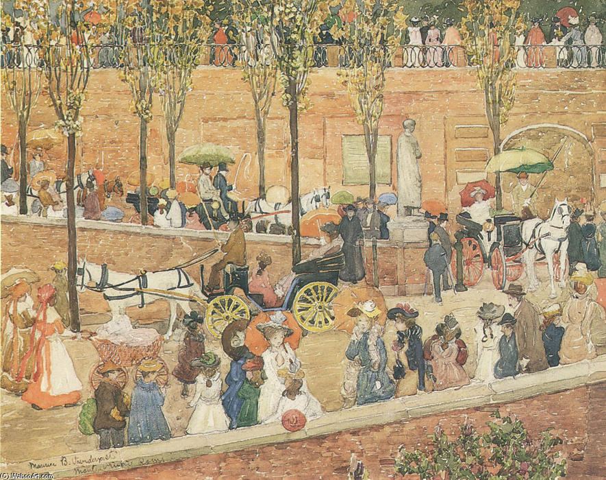 Monte Pincio, Rome — Maurice Brazil Prendergast