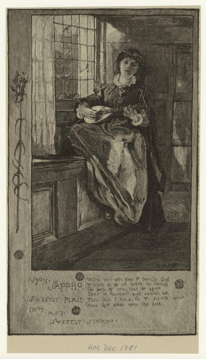 Upon Sappho — Edwin Austin Abbey