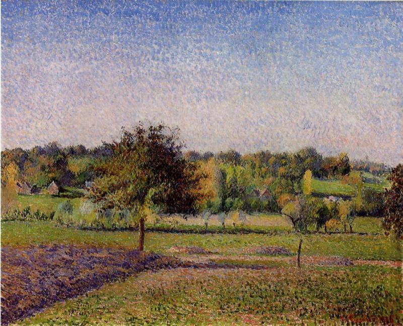Meadows At Eragny — Camille Pissarro