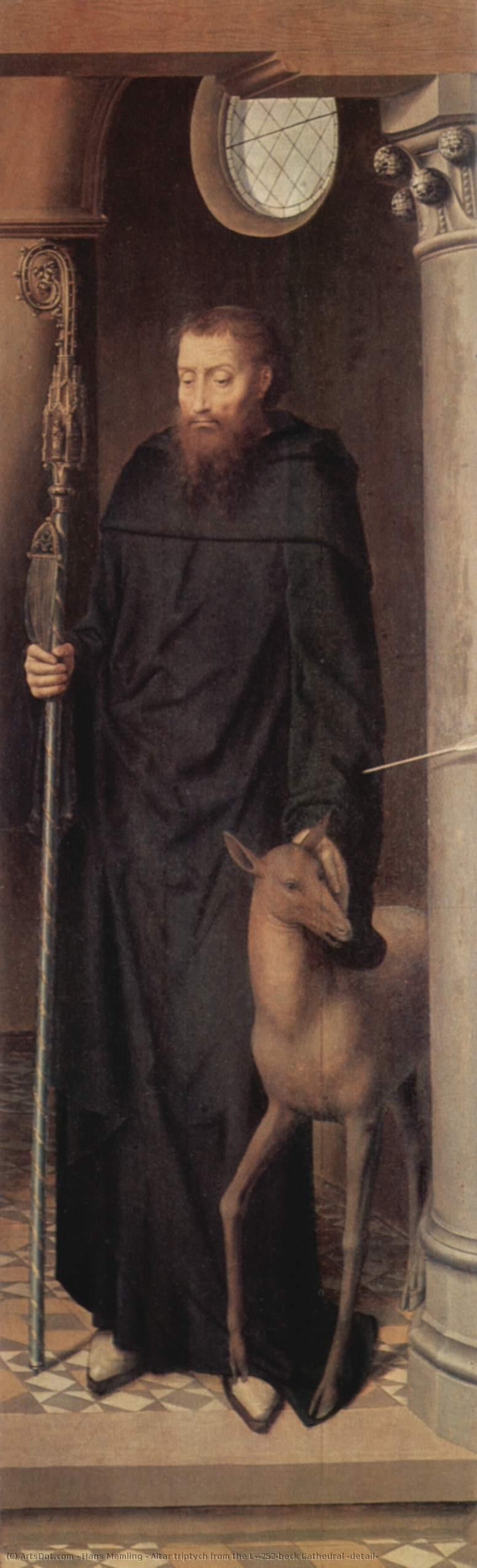 Altar Triptych From The Lübeck Cathedral (detail) — Memling, Hans