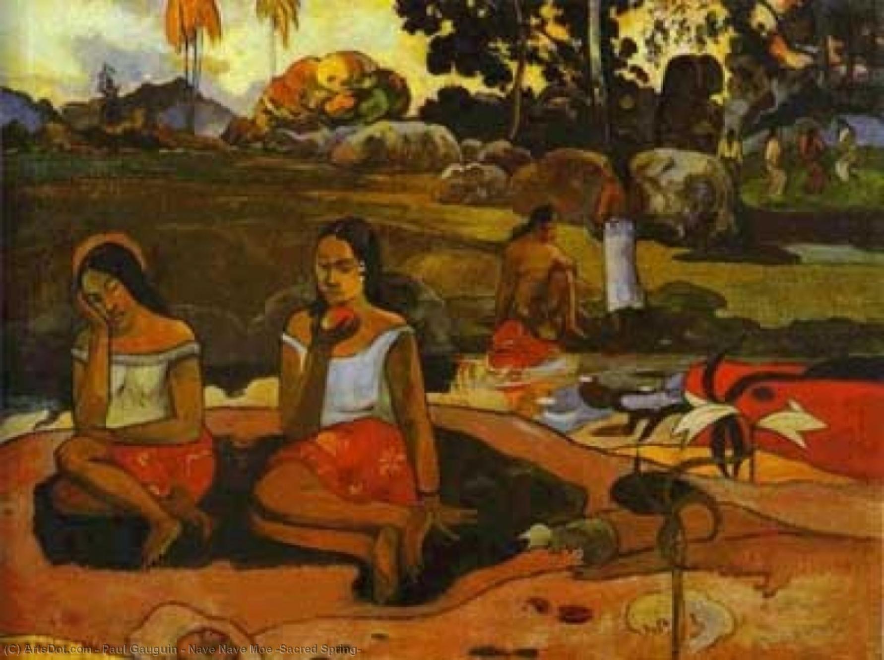 Nave Nave Moe (sacred Spring) — Eugène Henri Paul Gauguin