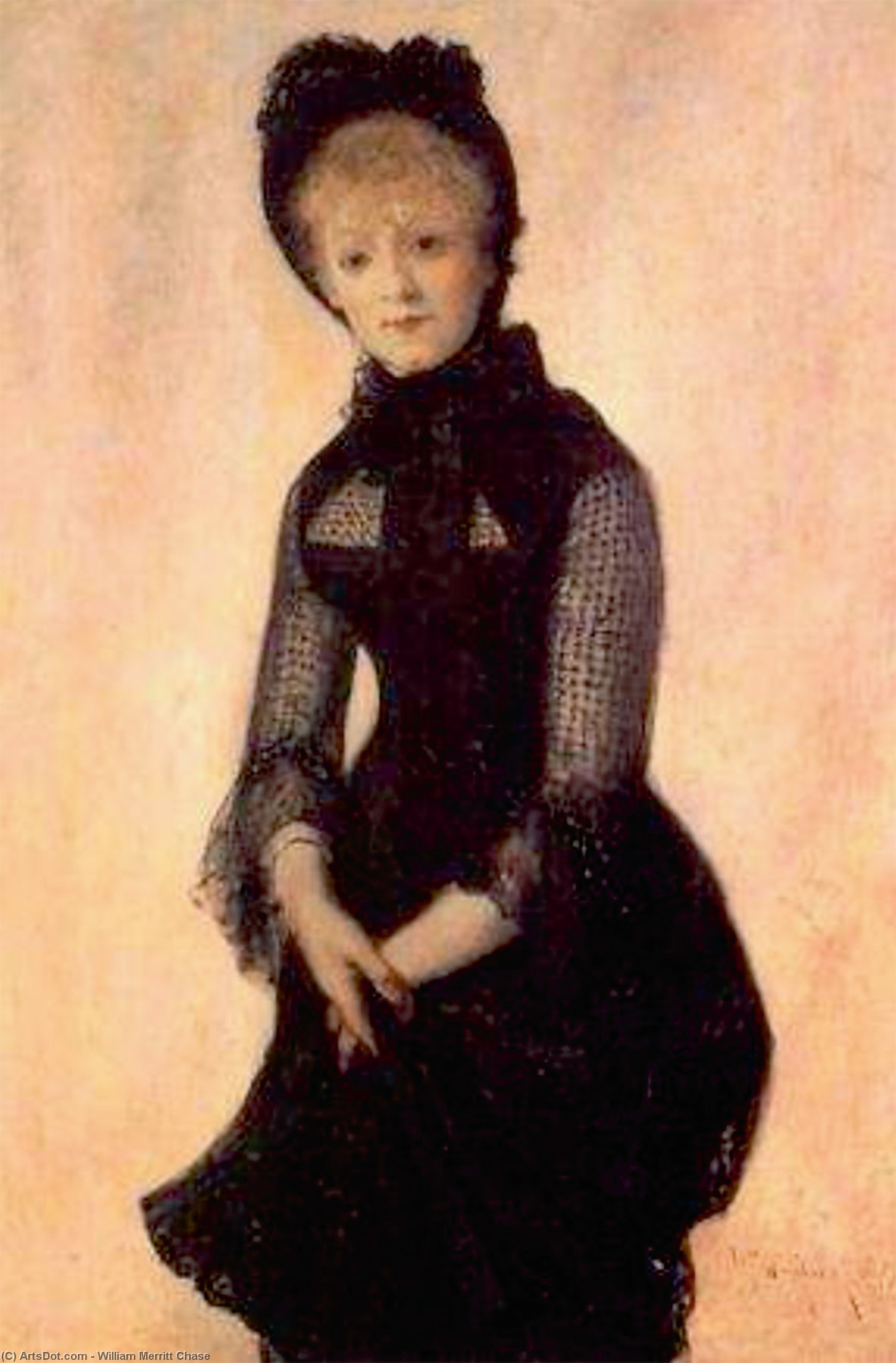 Portrait Of Harriet Hubbard Ayer — William Merritt Chase
