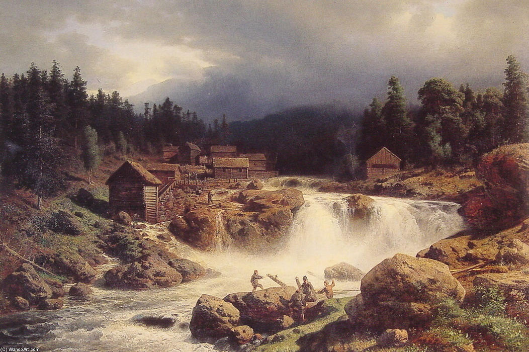 Norwegian Landscape — Herman Herzog