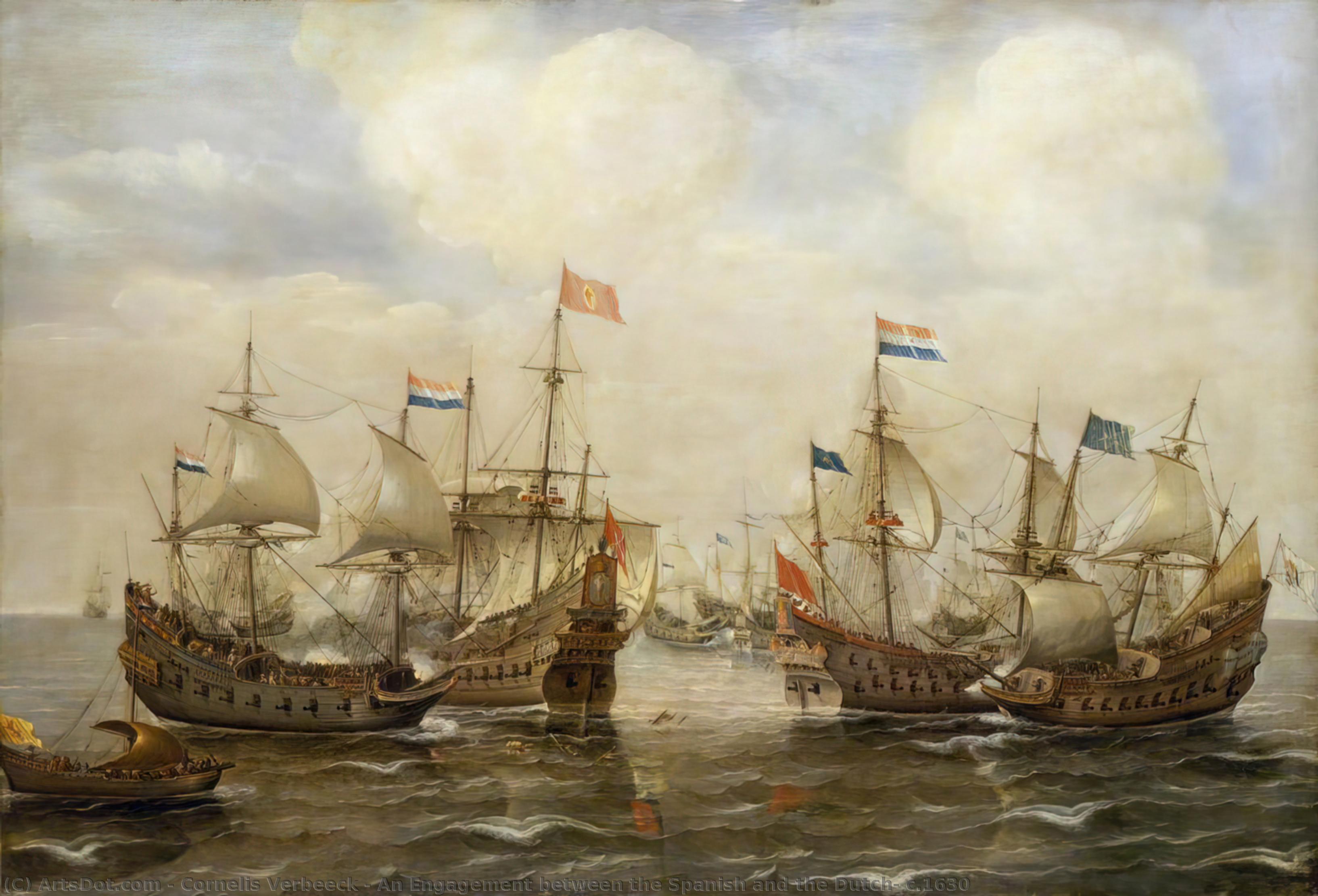 An Engagement Between The Spanish And The Dutch, C.1630 — Cornelis Verbeeck