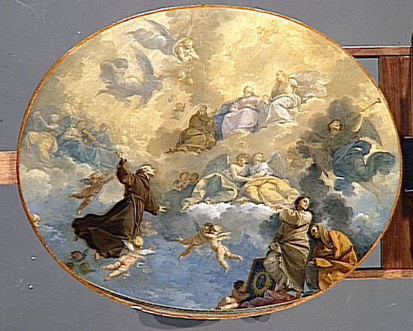 La Glorification De Saint Bernardin De Sienne — Donato Creti