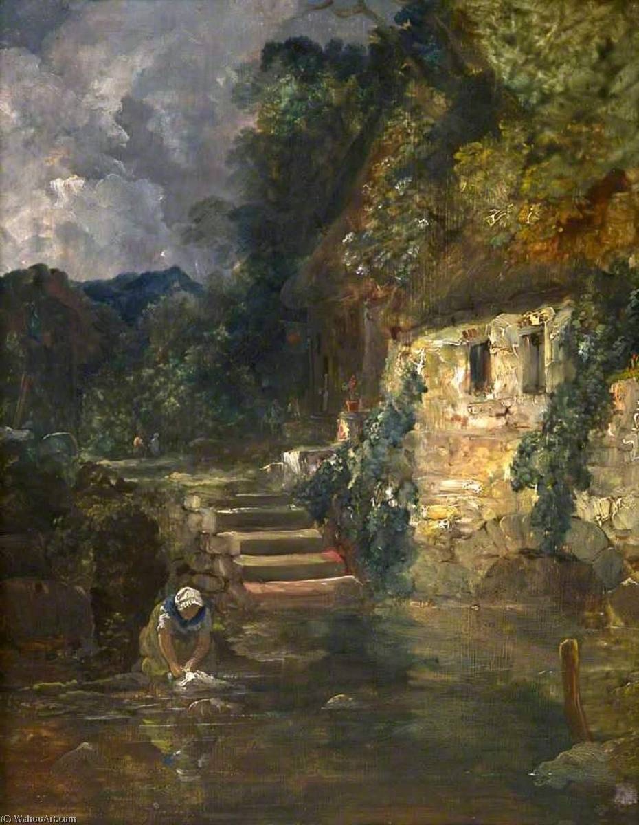 A Mill Near Tintern — James Francis Danby