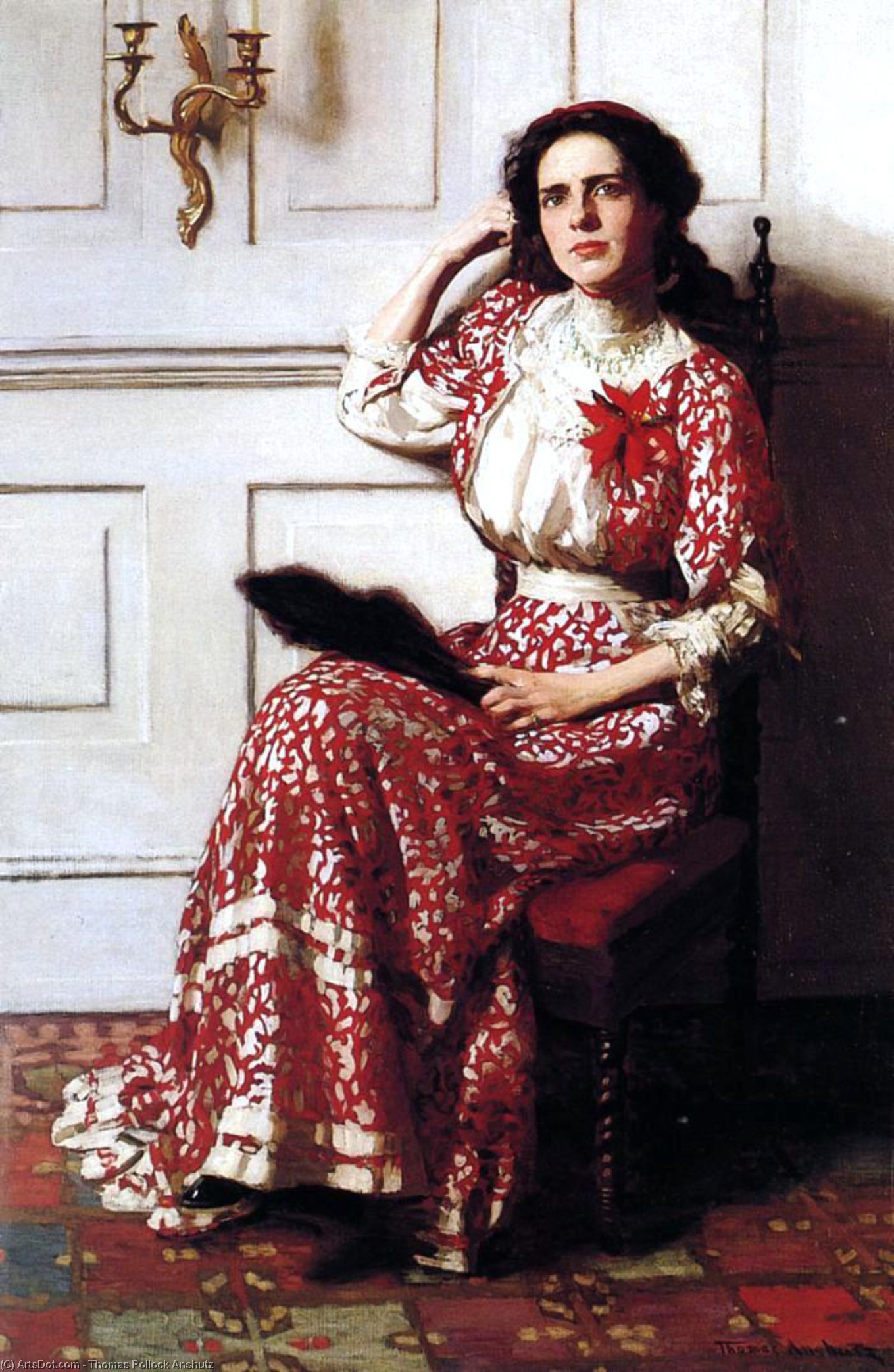 Portrait Of Rebecca H. Whelan — Thomas Pollock Anshutz