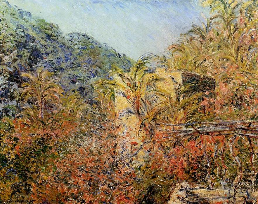 The Valley Of Sasso, Sunshine — Claude Monet
