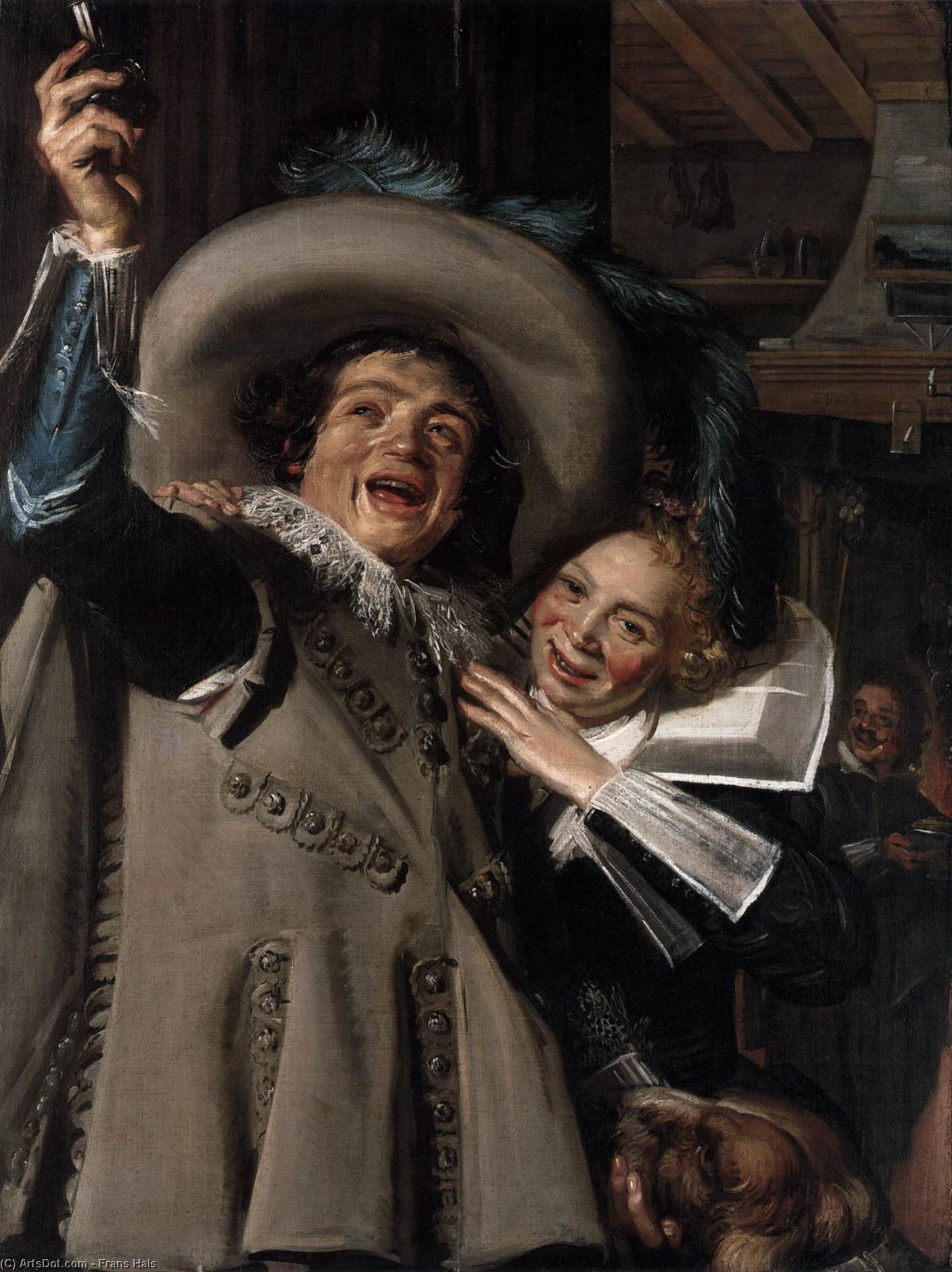 Young Man And Woman In An Inn — Frans Hals I