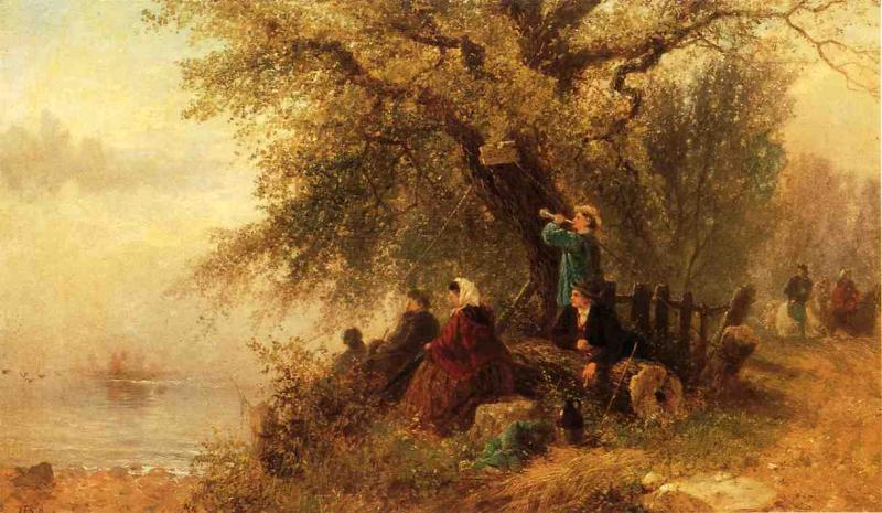 The Ferry Landing — Albert Fitch Bellows