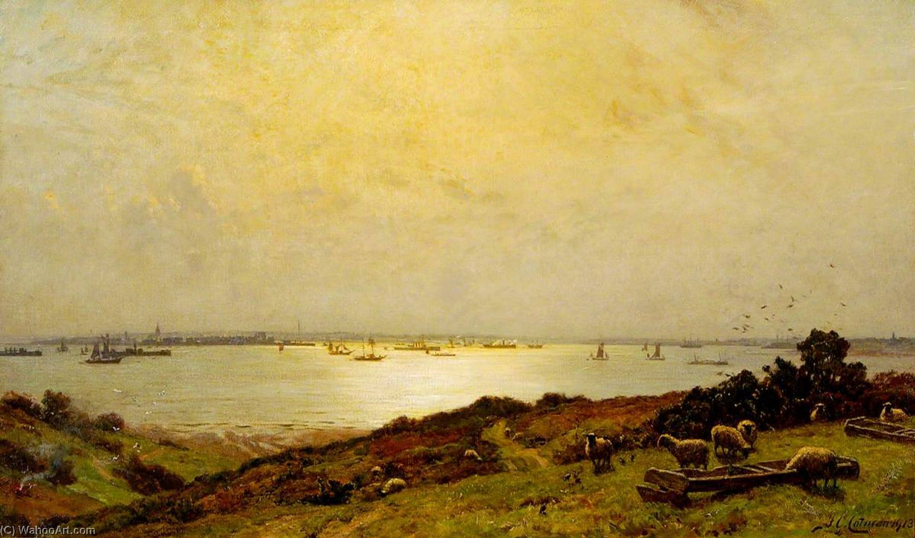 Harwich Harbour, Essex — Frederick George Cotman