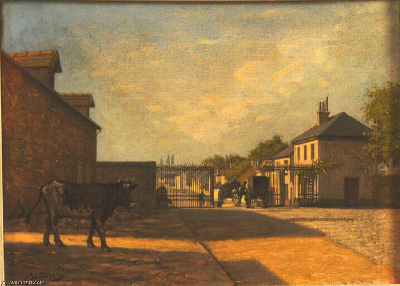 La Grille De La Rue Des Chantiers — Baudran Auguste Alexandre