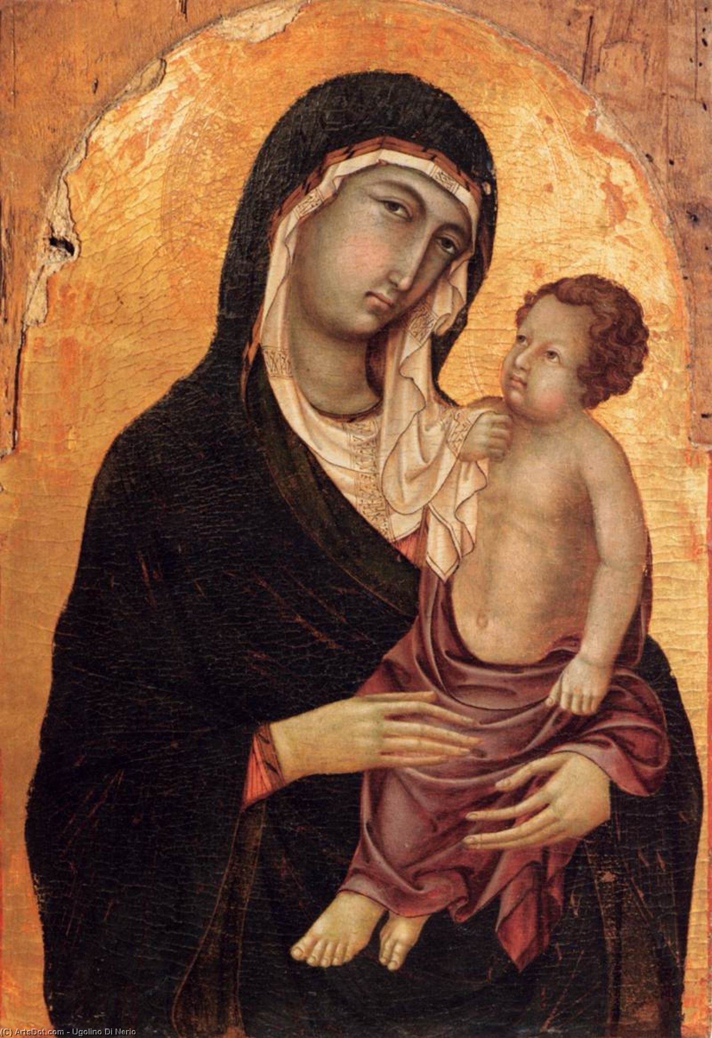 Virgin And Child — Ugolino Di Nerio