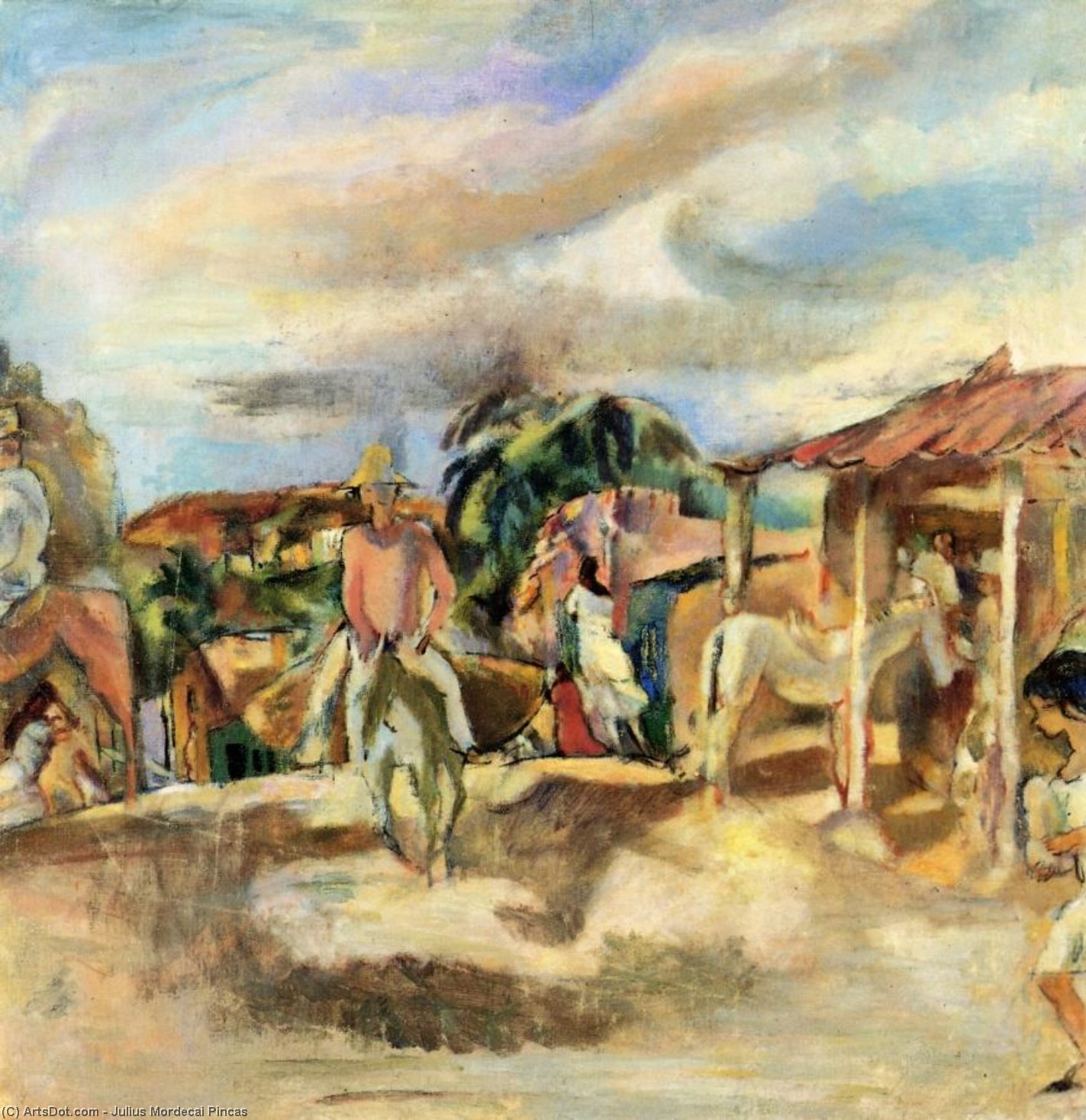 Cuban Village — Julius Mordecai Pincas