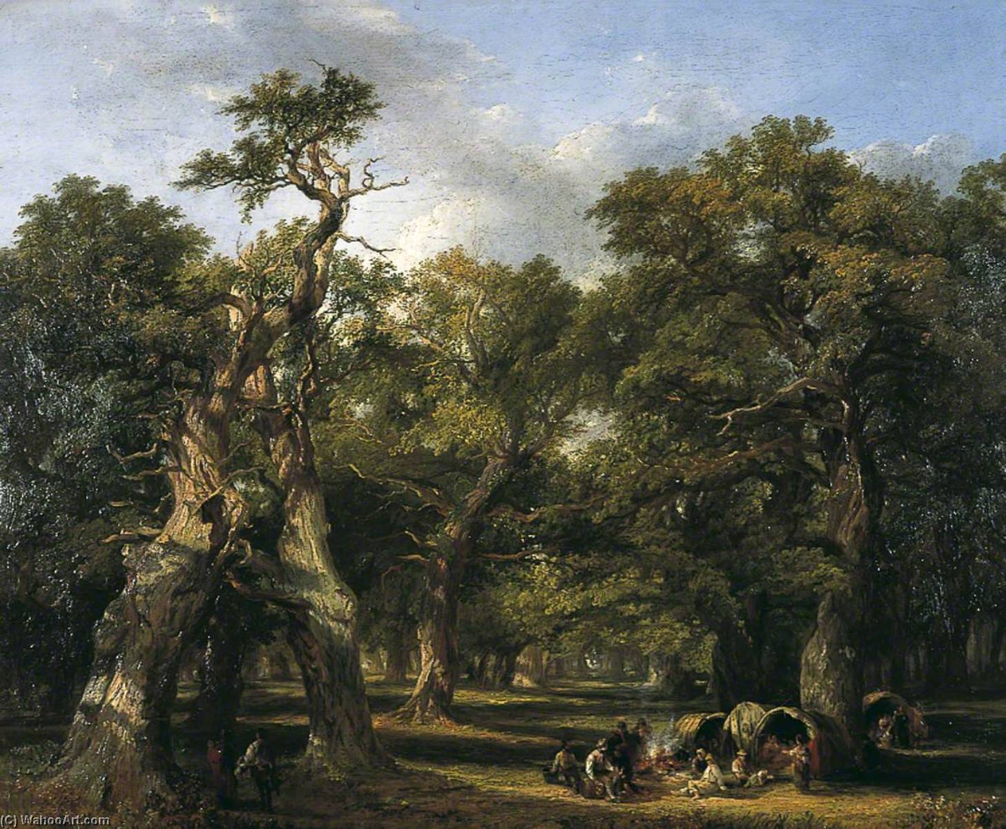 A Forest Glade, Arden, Warwickshire — Frederick Henry Henshaw