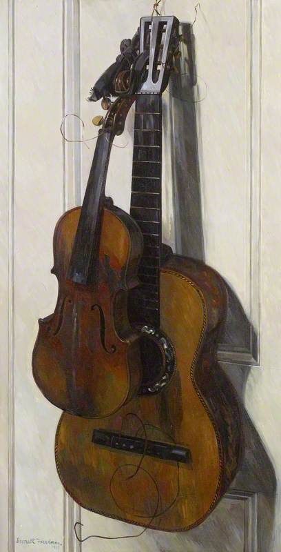 Fiddle And Guitar — Barnett Freedman