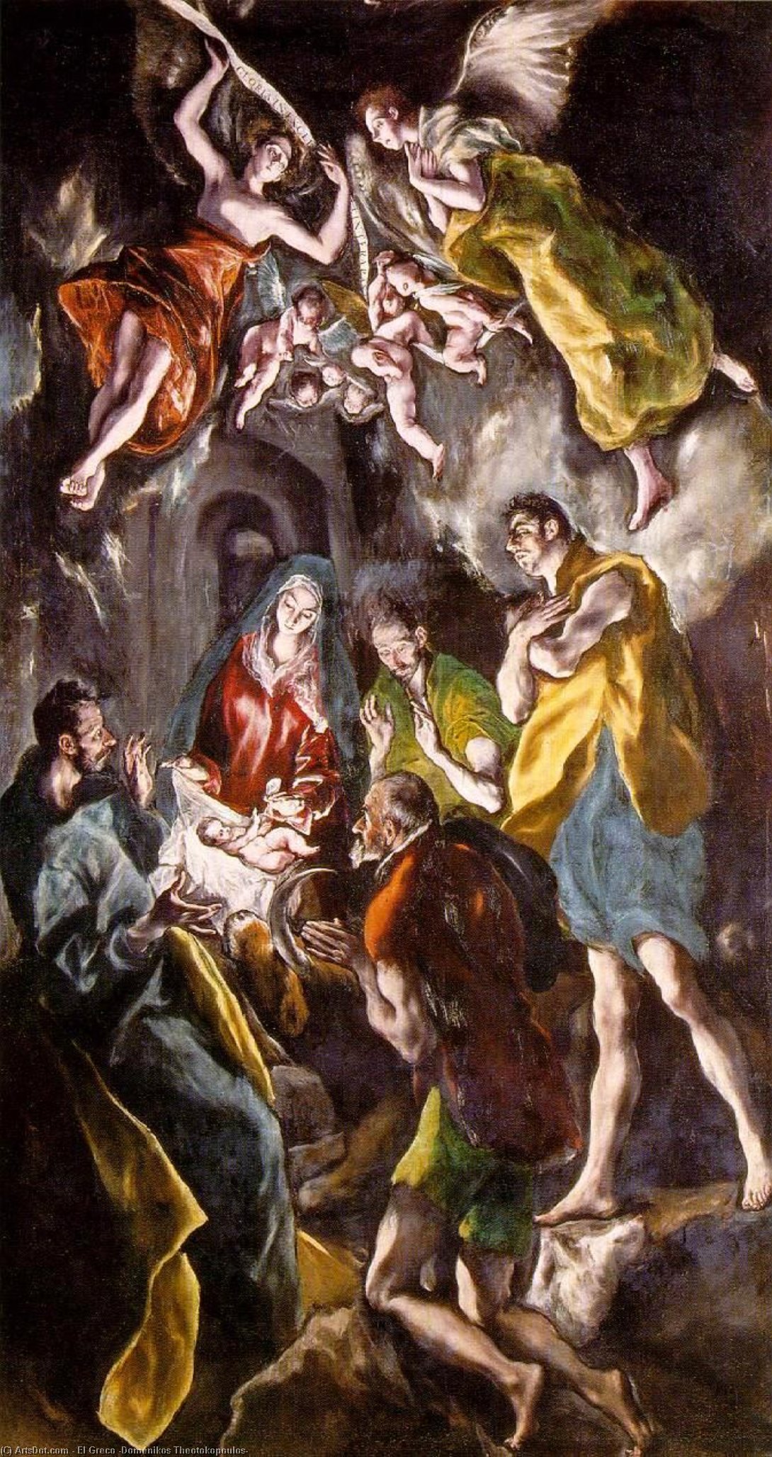 The Adoration Of The Shepherds — El Greco