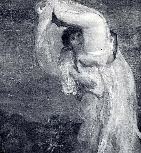 The Rescue (study), (painting) — Arthur B. Davies