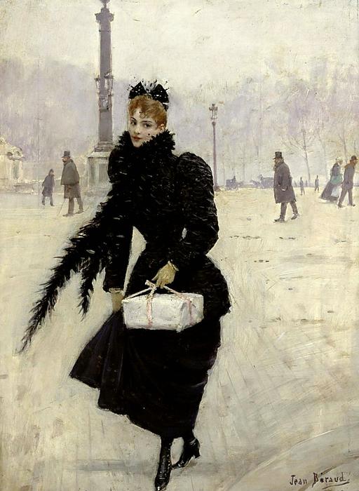 Parisienne, Place De La Concorde — Jean Georges Béraud