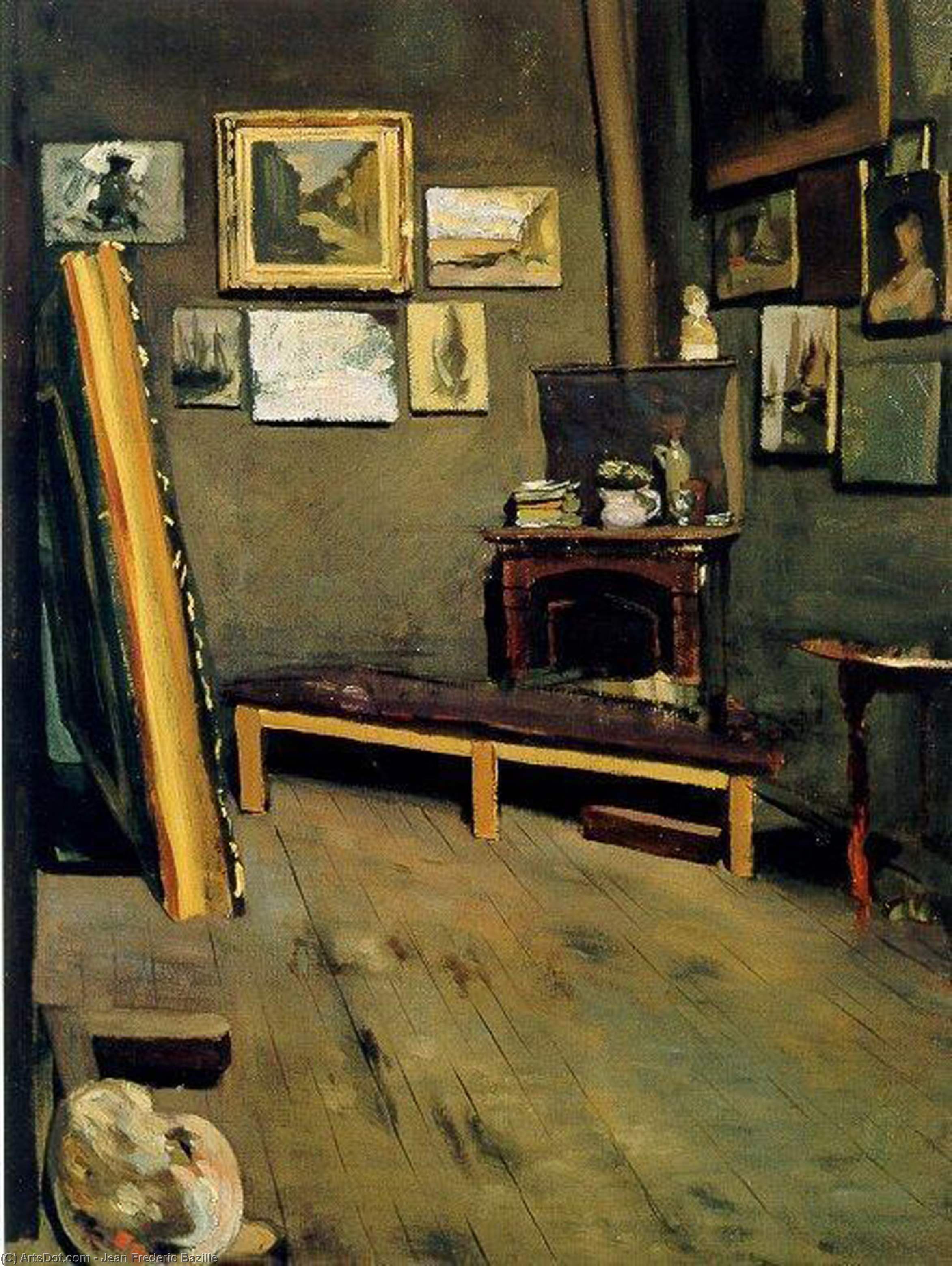 Studio Of The Rue Visconti — Frédéric Bazille