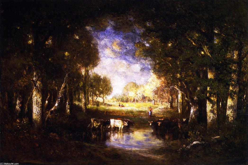 Pastoral Scene At Fontainebleau — Gilbert Munger