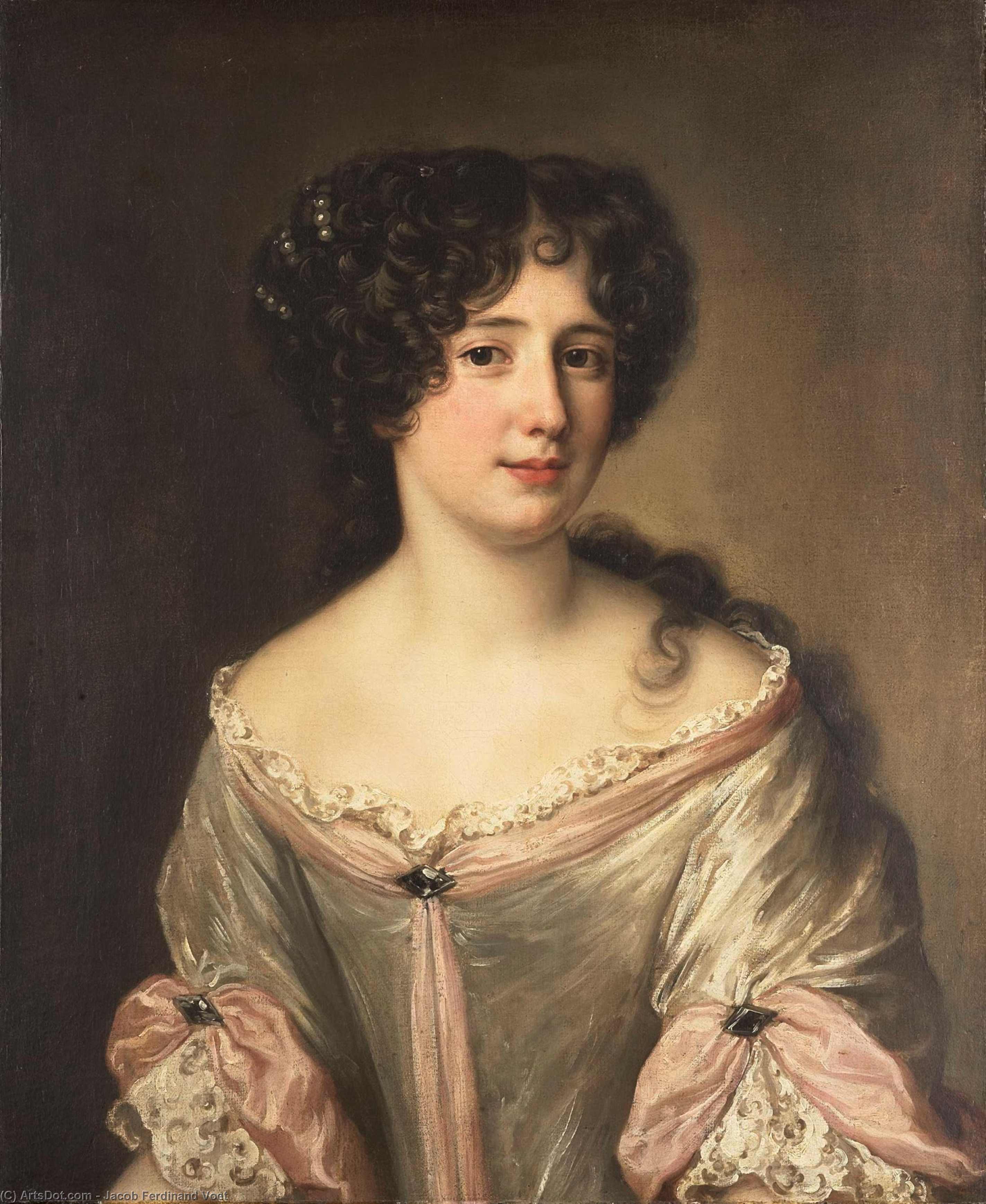 Portrait Of Maria Mancini — Jacob Ferdinand Voet