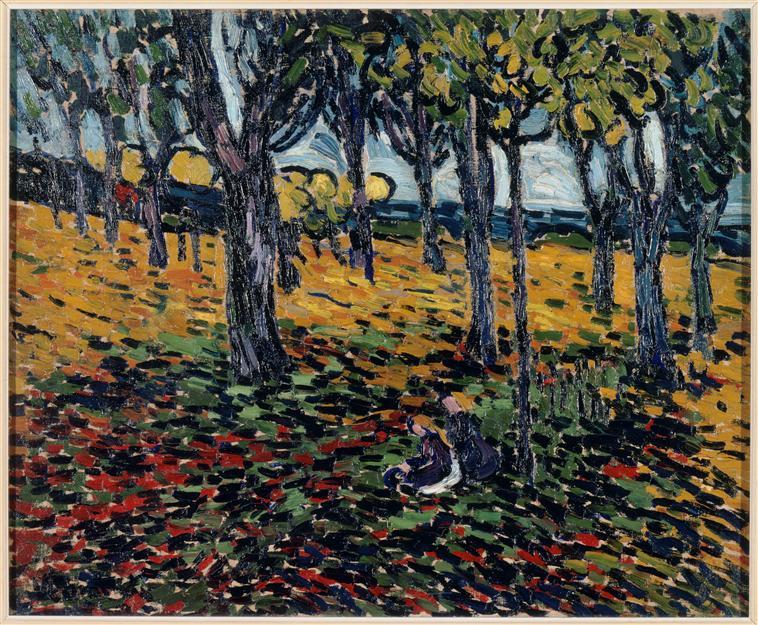 The Chestnut Grove At Chatou — Maurice De Vlaminck