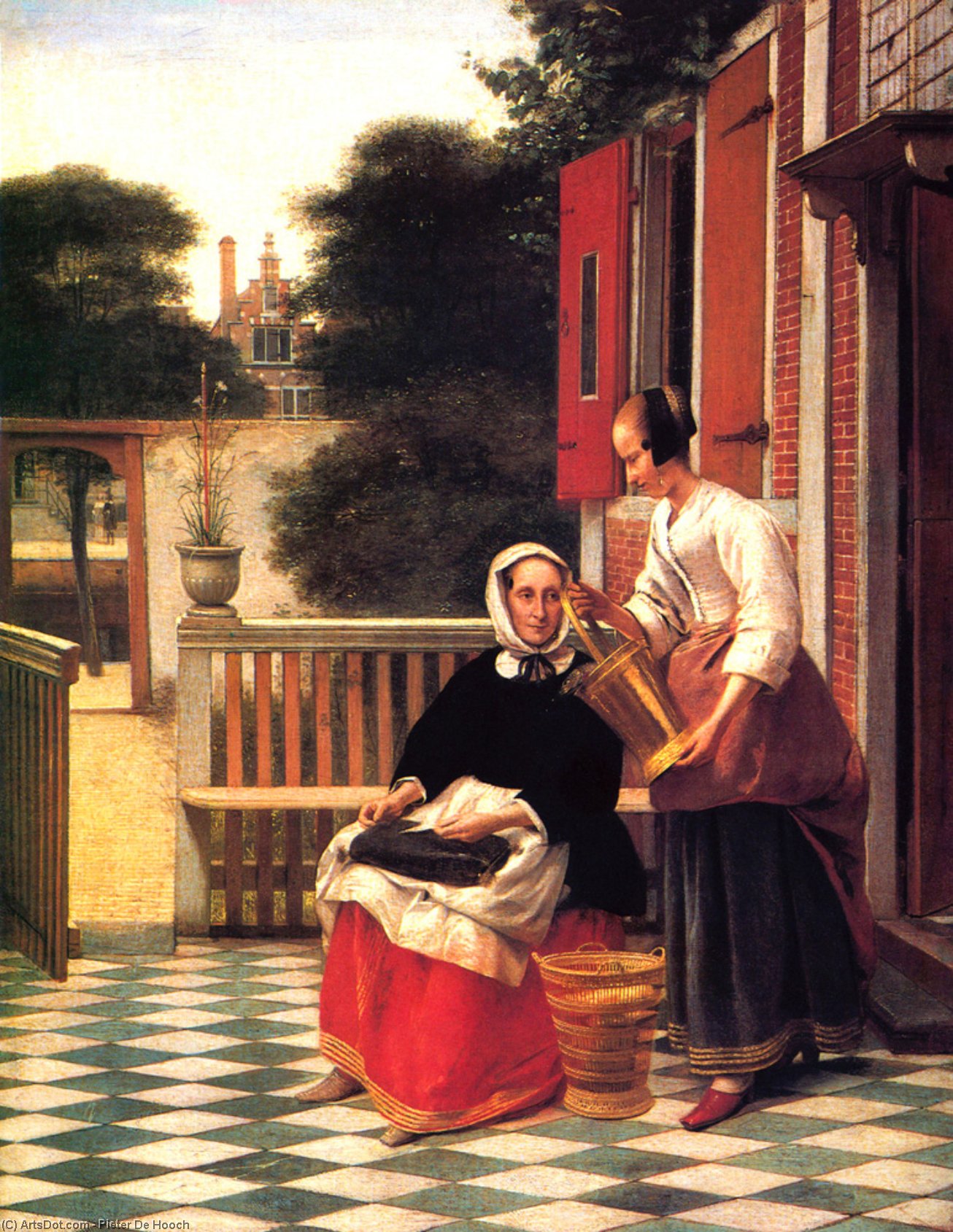 Mistress Servant — Pieter De Hooch