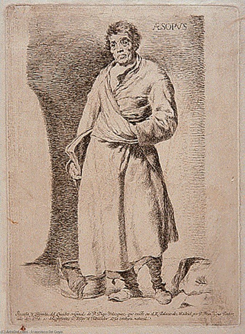 Aesopus — Francisco José De Goya Y Lucientes