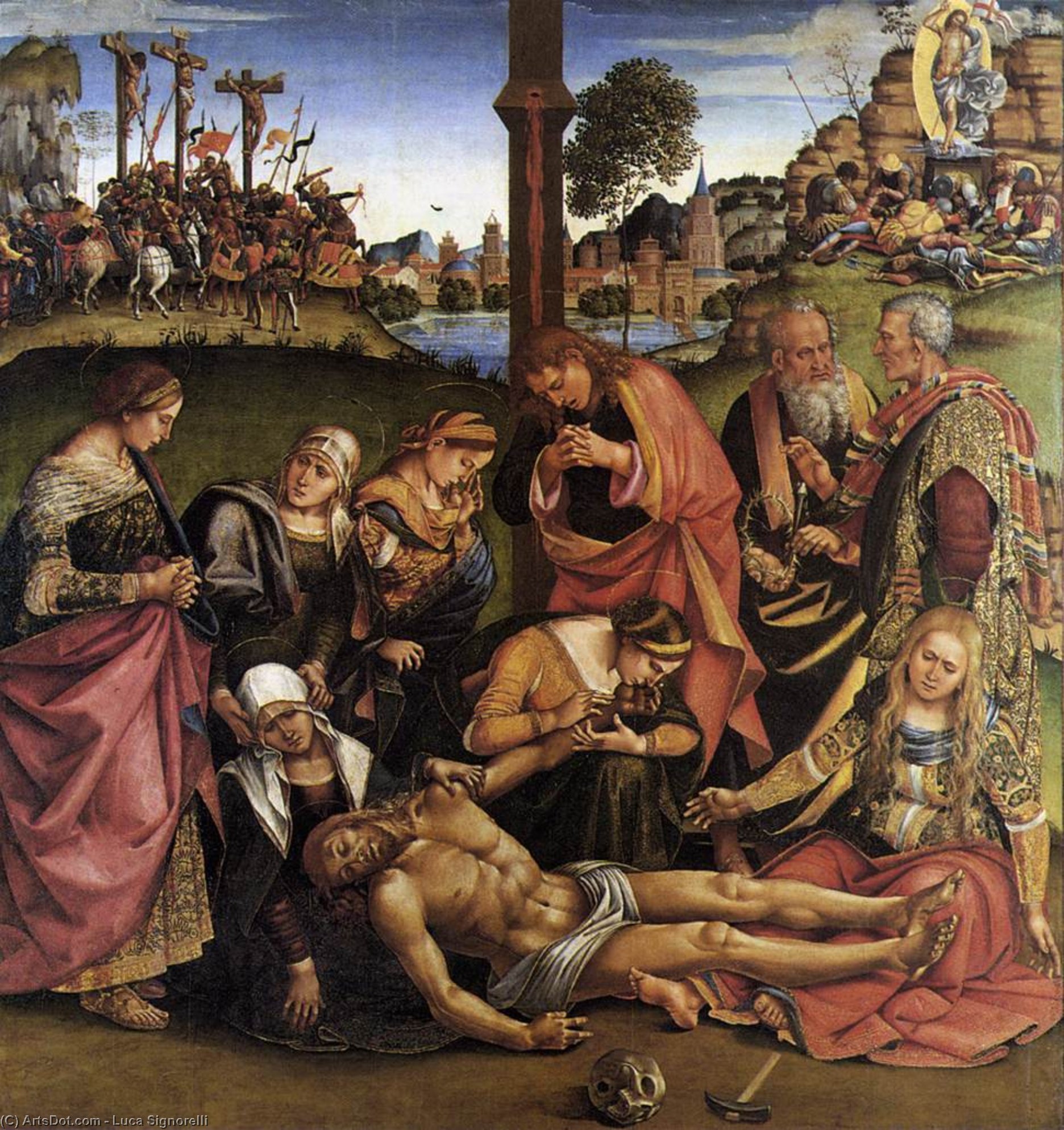 Lamentation Over The Dead Christ — Luca Signorelli