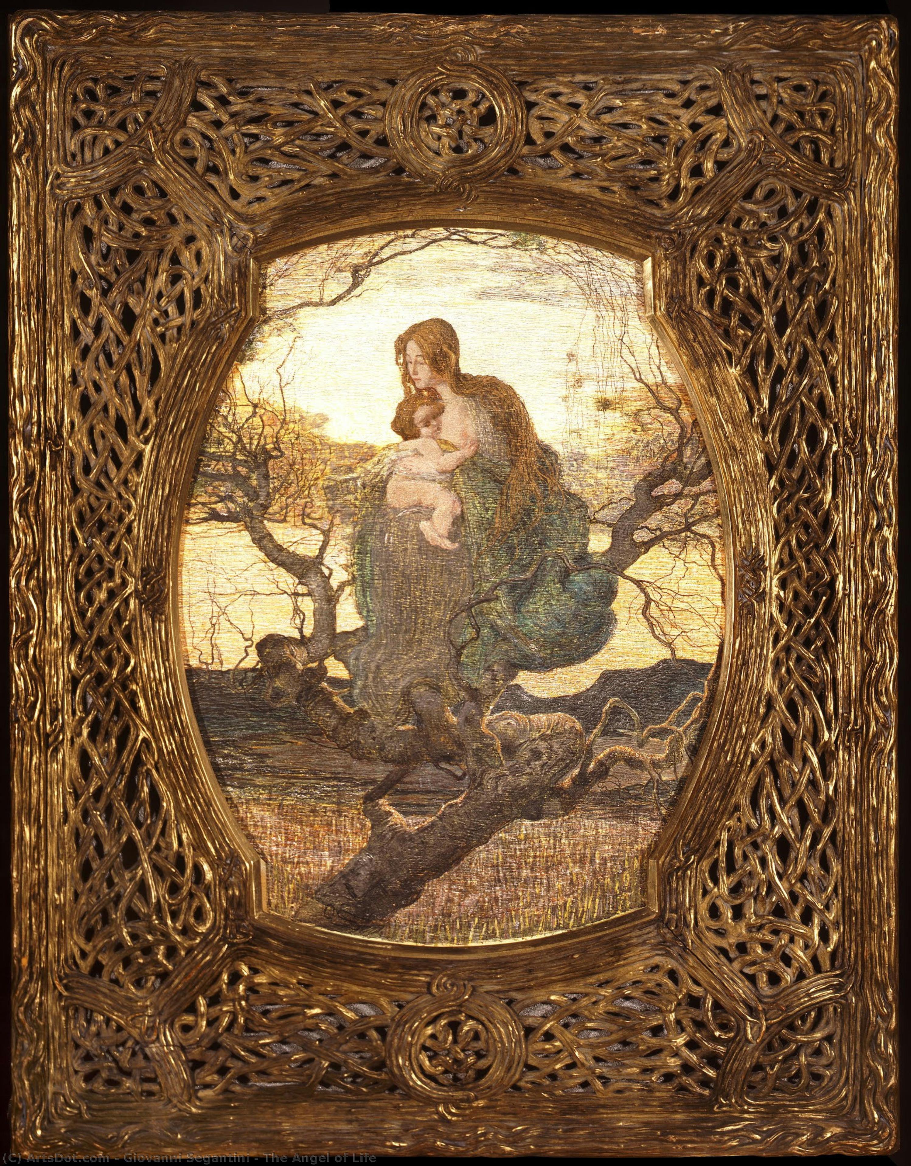El Ángel De La Vida — Giovanni Segantini