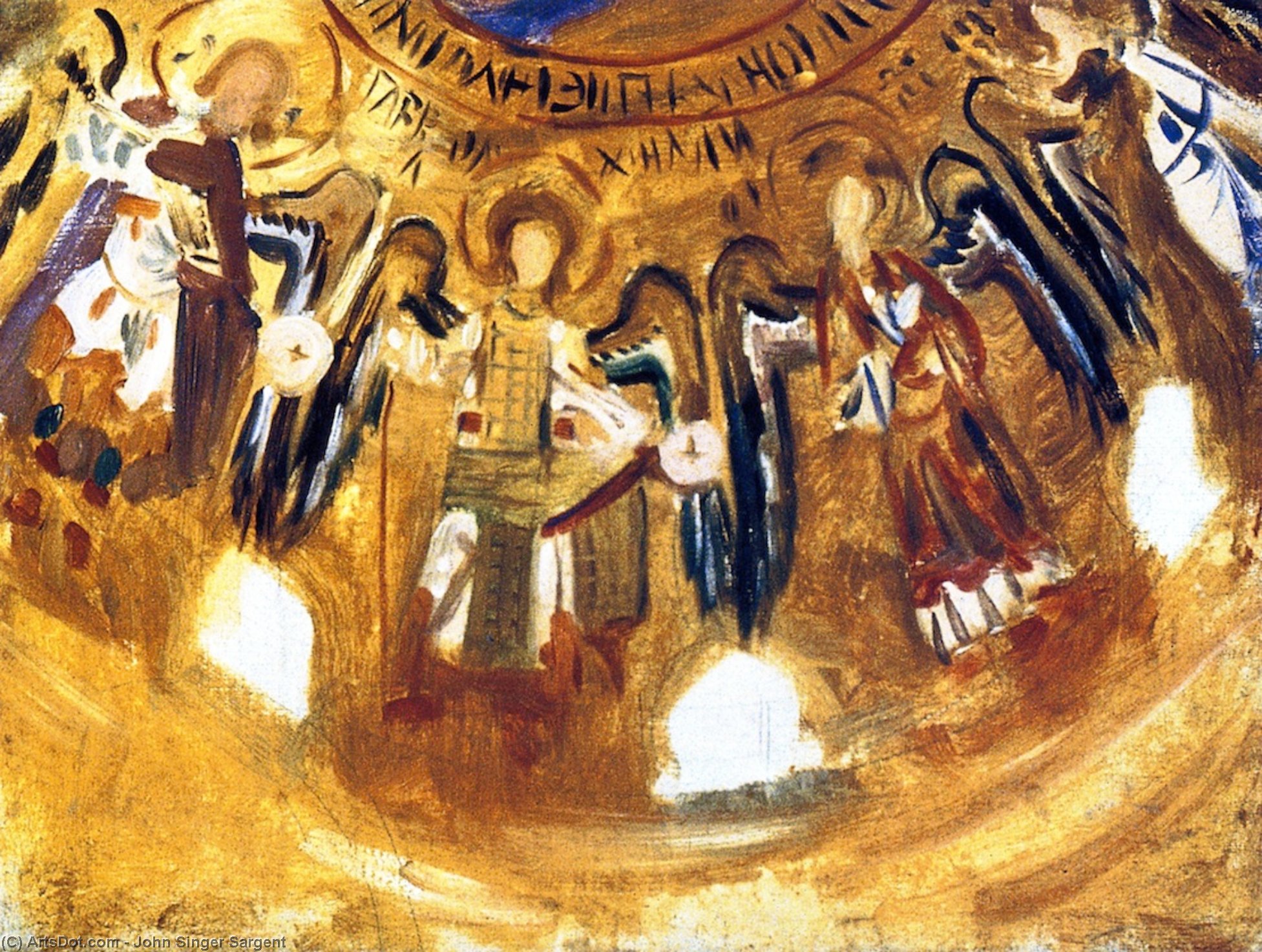 Dome Of The Cappella Palatina, Palermo — John Singer Sargent