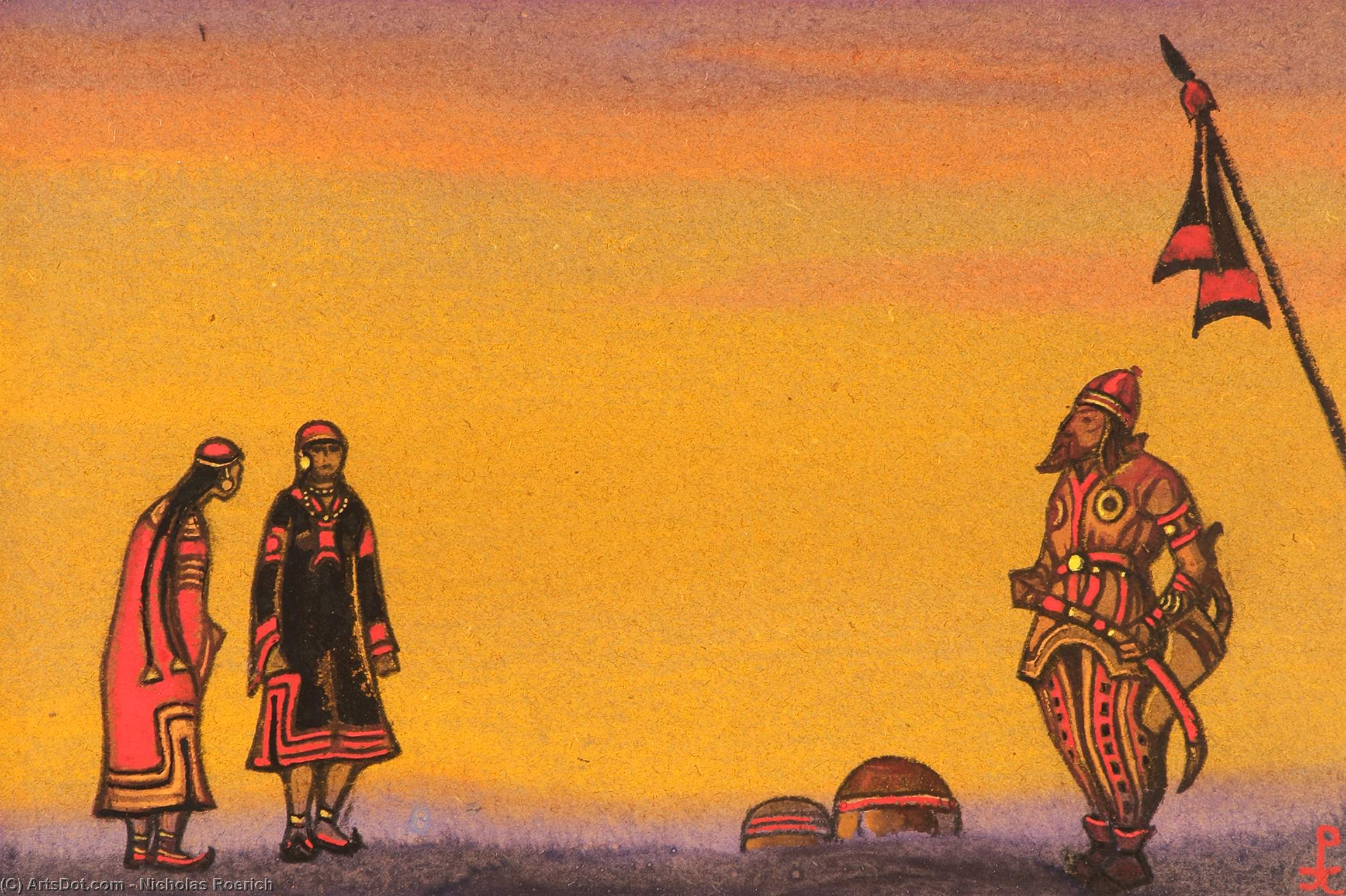 Polovtsians (polovtsian And Maidens) — Nicholas Roerich