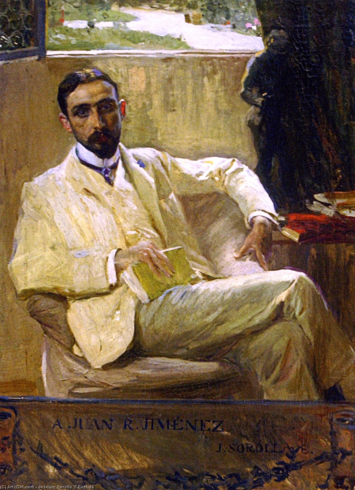 The Poet Juan Ramon Jiminez — Joaquín Sorolla Y Bastida