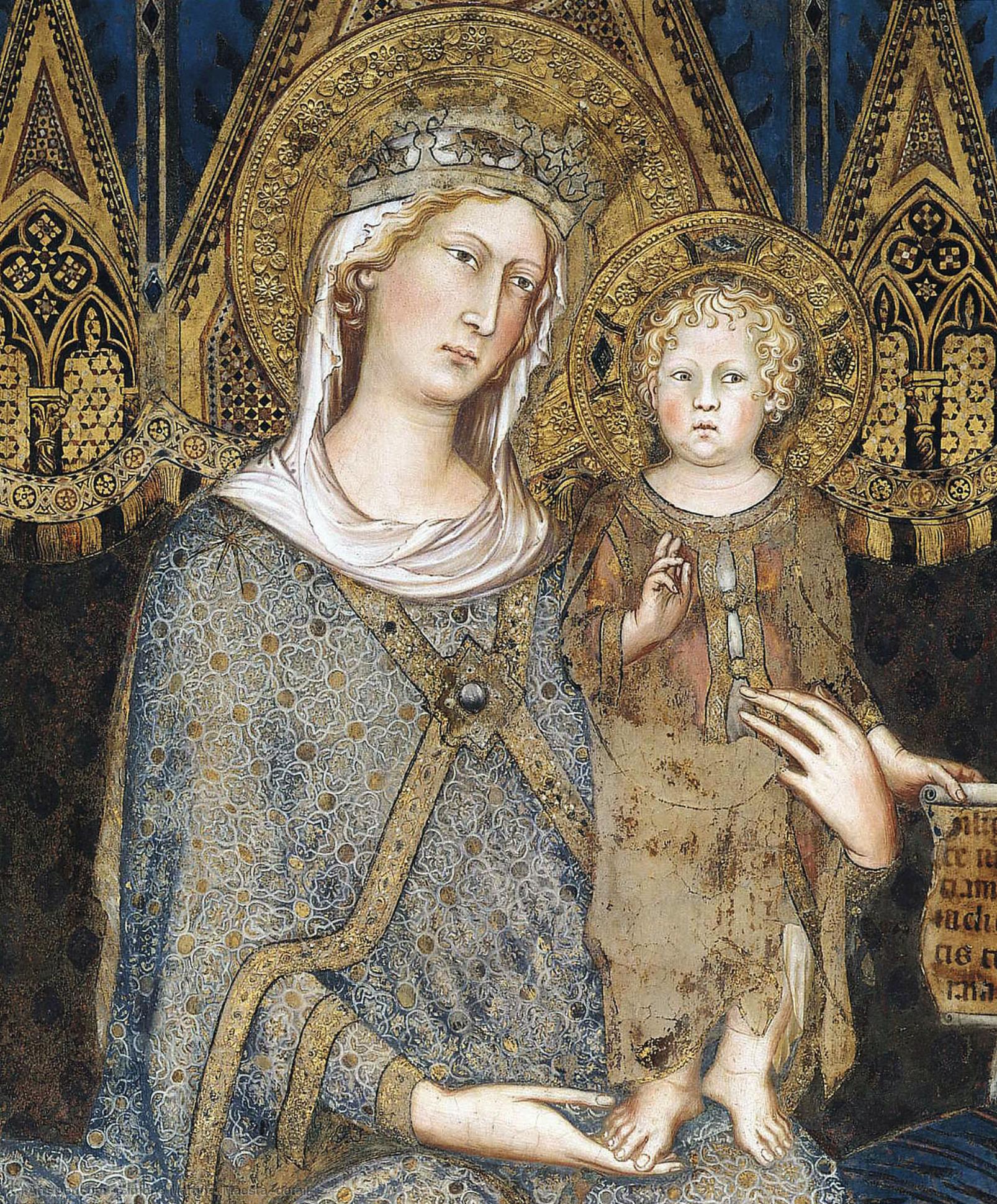 Maestà (detail) — Simone Martini
