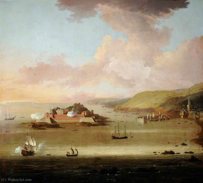 View Of Castle Cornet And St Peter Port — Peter Monamy