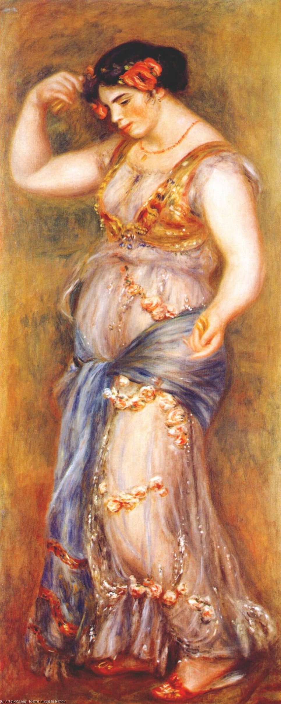 Dancer With Castanettes — Pierre-auguste Renoir