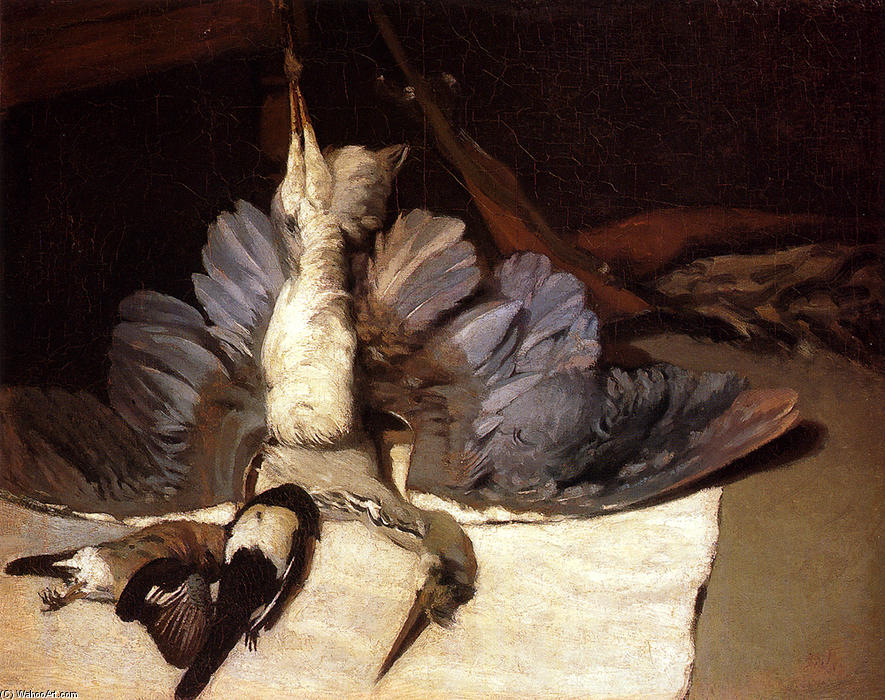 Still Life: Heron With Spread Wings — Alfred Sisley