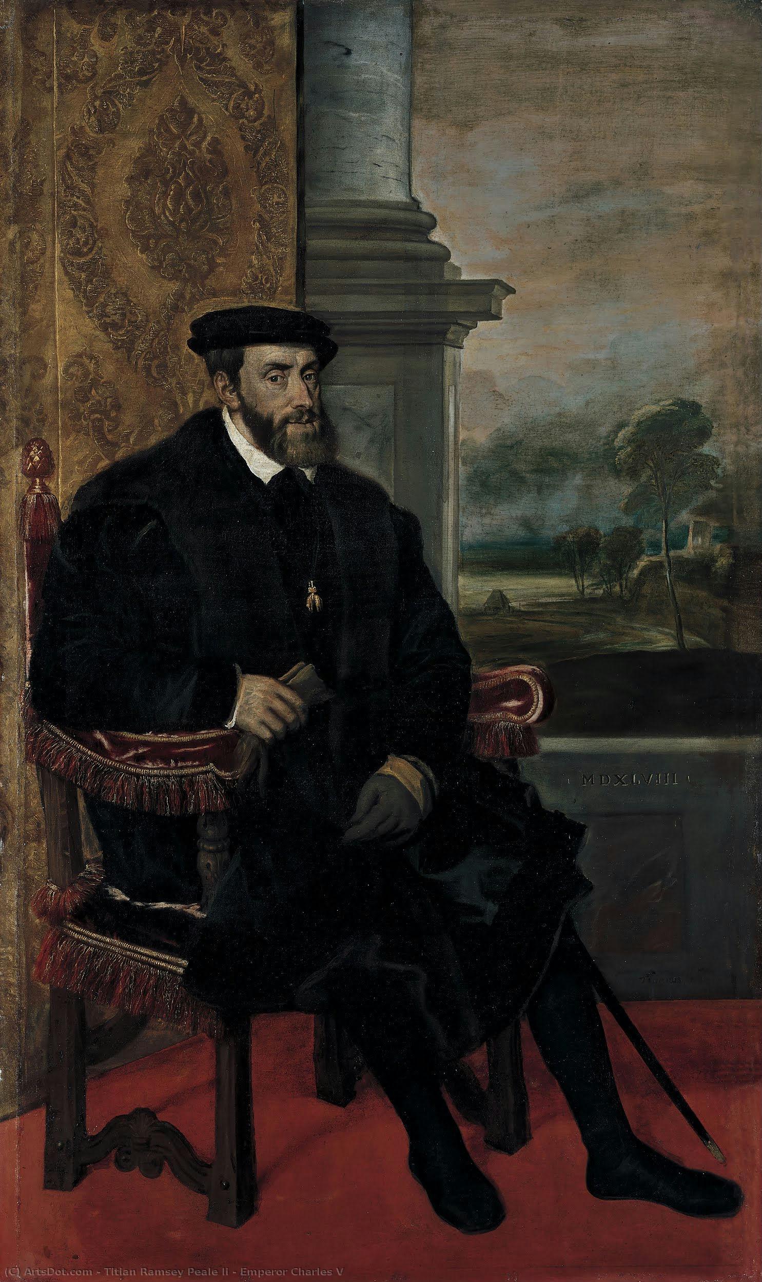 Emperor Charles V — Titian Ramsay Peale Ii