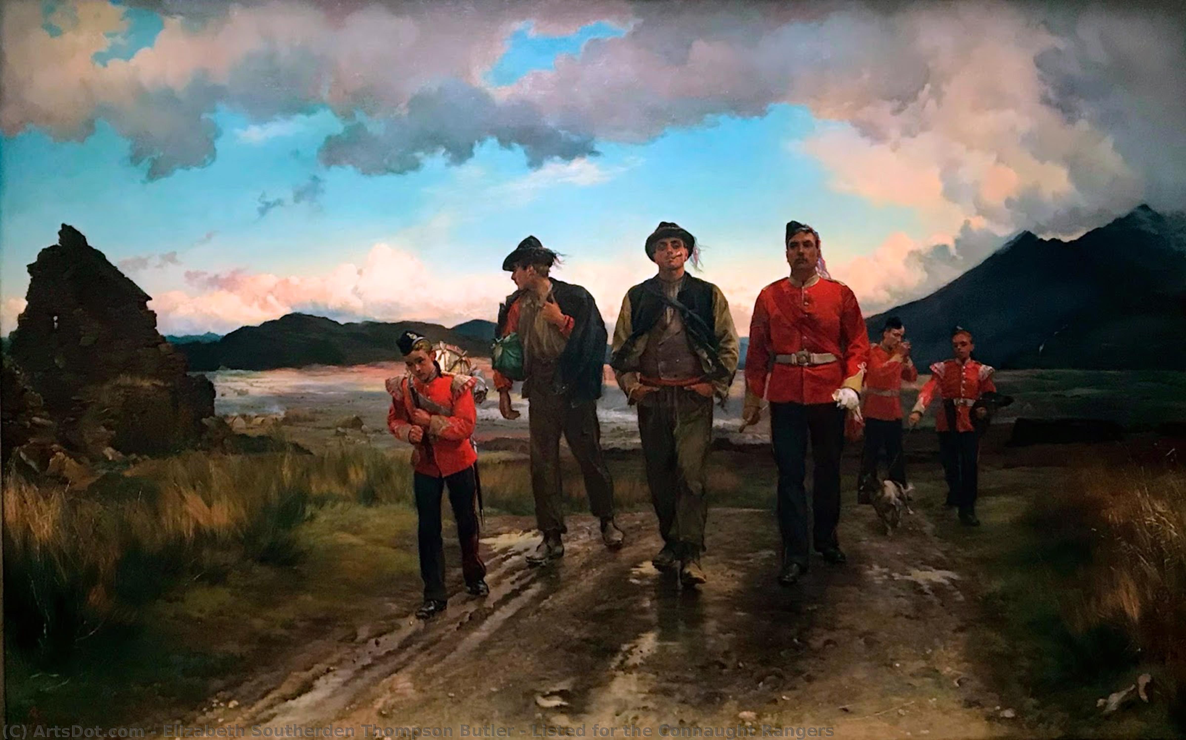 Listed For The Connaught Rangers — Elizabeth Thompson