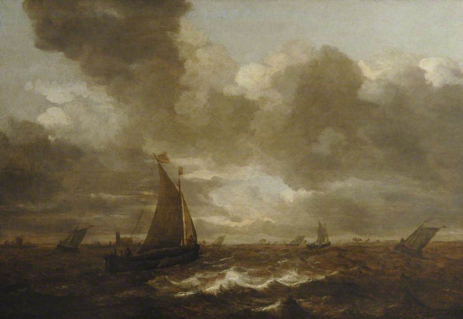 Seascape Off Dordrecht — Jan Porcellis