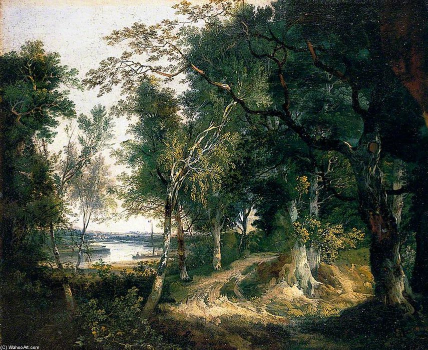 Woodland Landscape — John Berney Ladbrooke