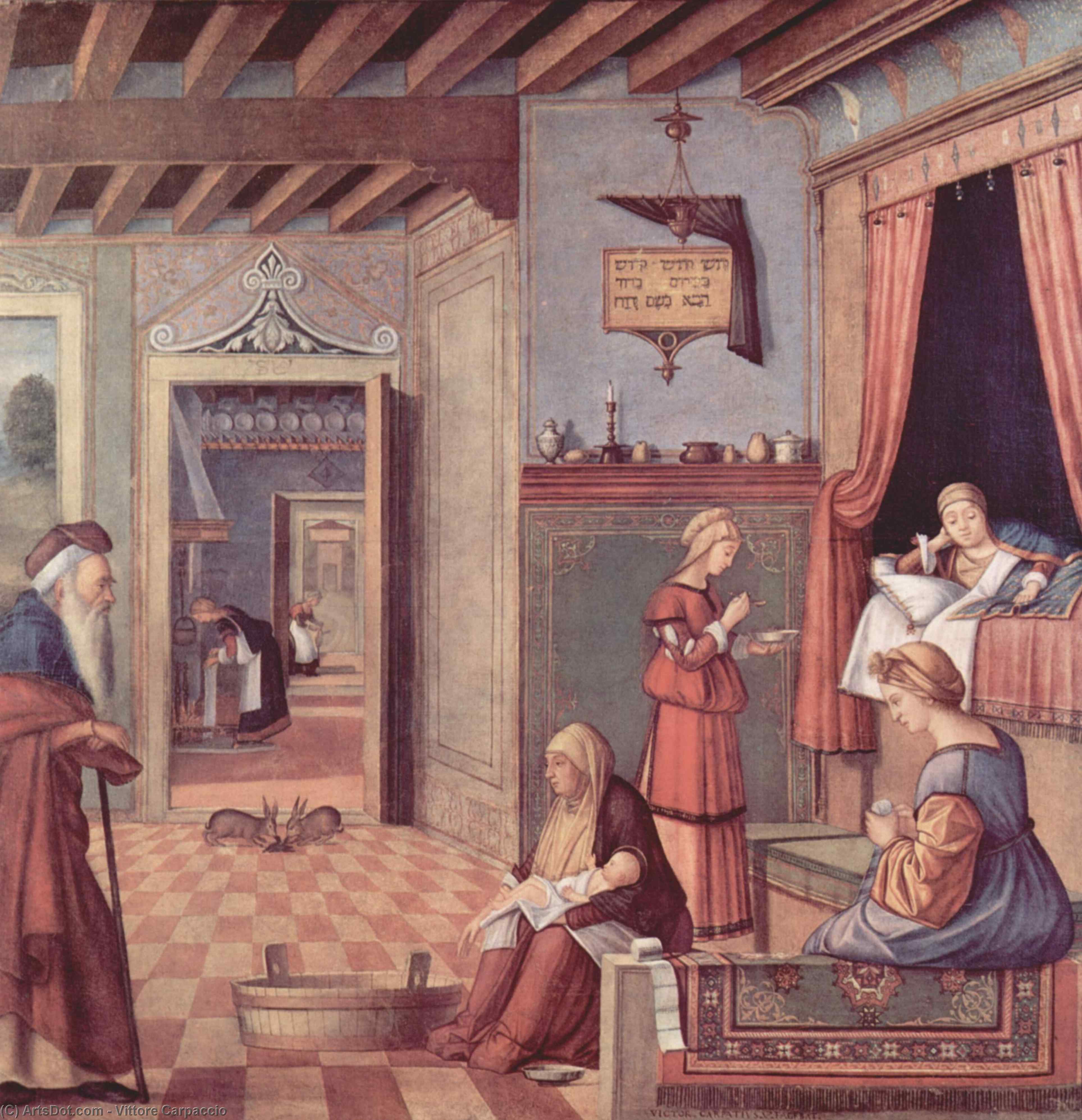 The Birth Of The Virgin — Vittore Carpaccio