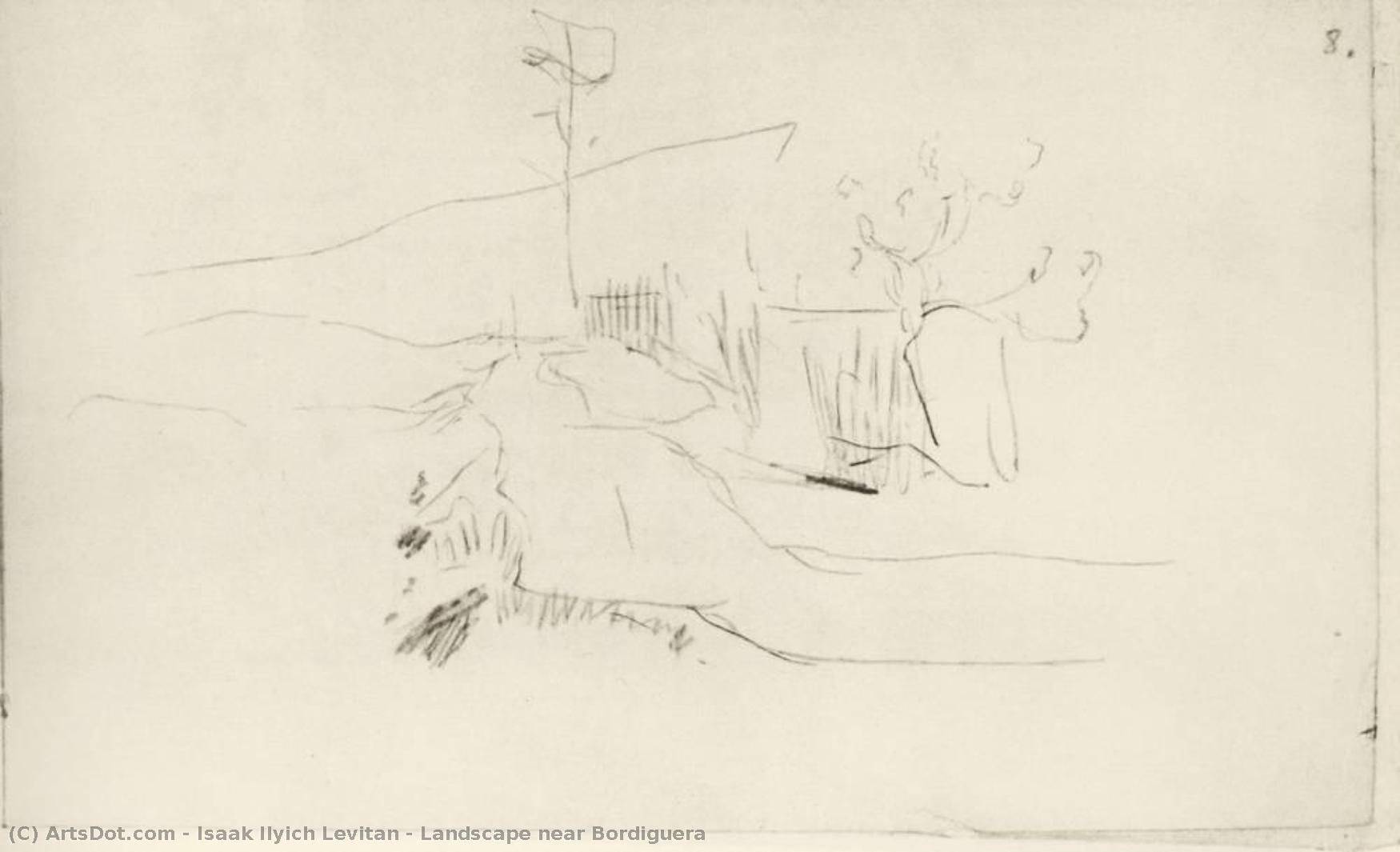 Landscape Near Bordiguera — Isaak Ilyich Levitan
