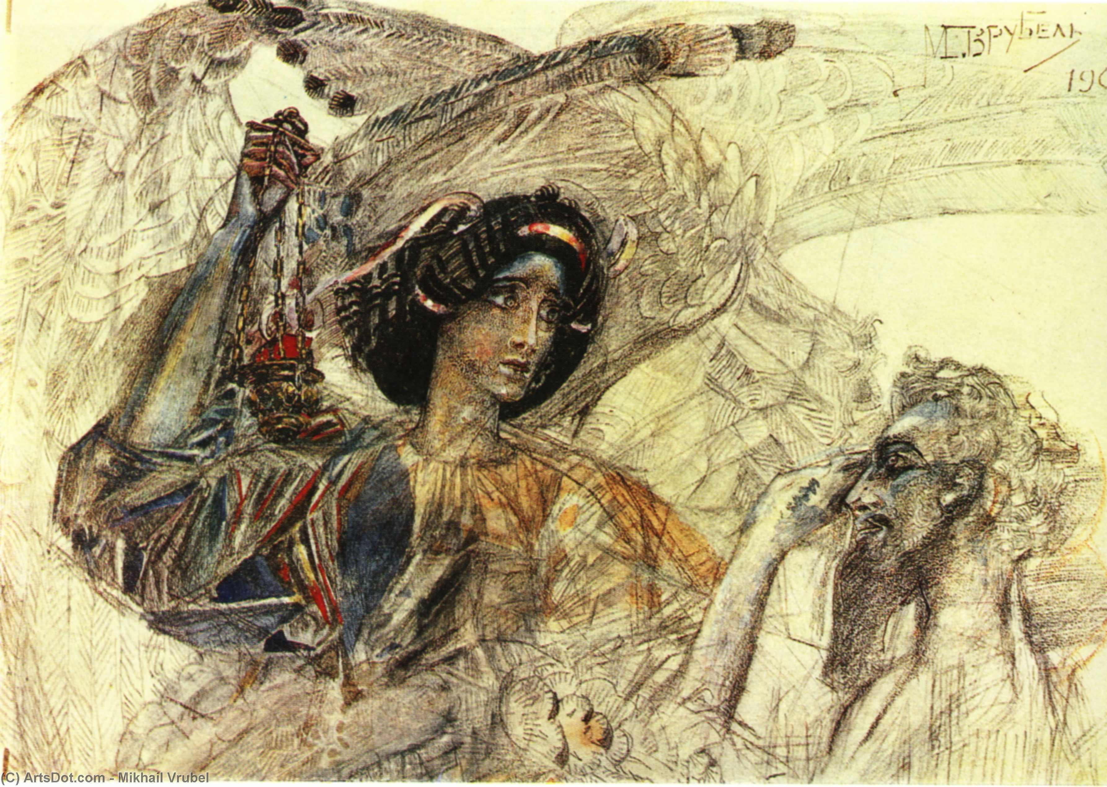 The Six Winged Seraph — Mikhail Vrubel