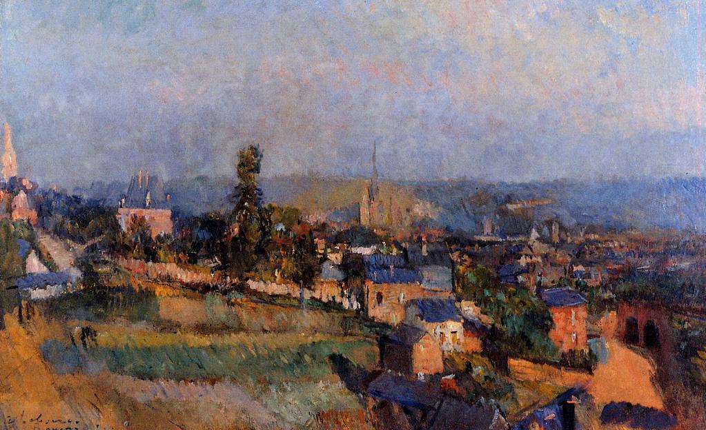 At Bois Guillaume, Near Rouen — Albert-charles Lebourg