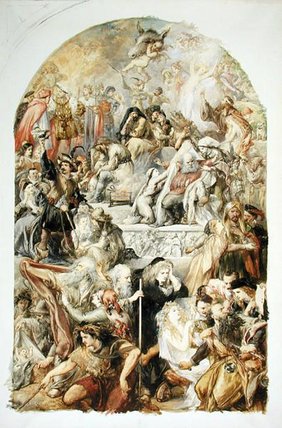 Apotheosis Of Shakespeare's Characters — John Gilbert