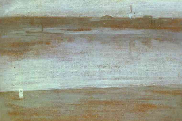 Symphony In Gray, Early Morning Thames — James Abbott Mcneill Whistler