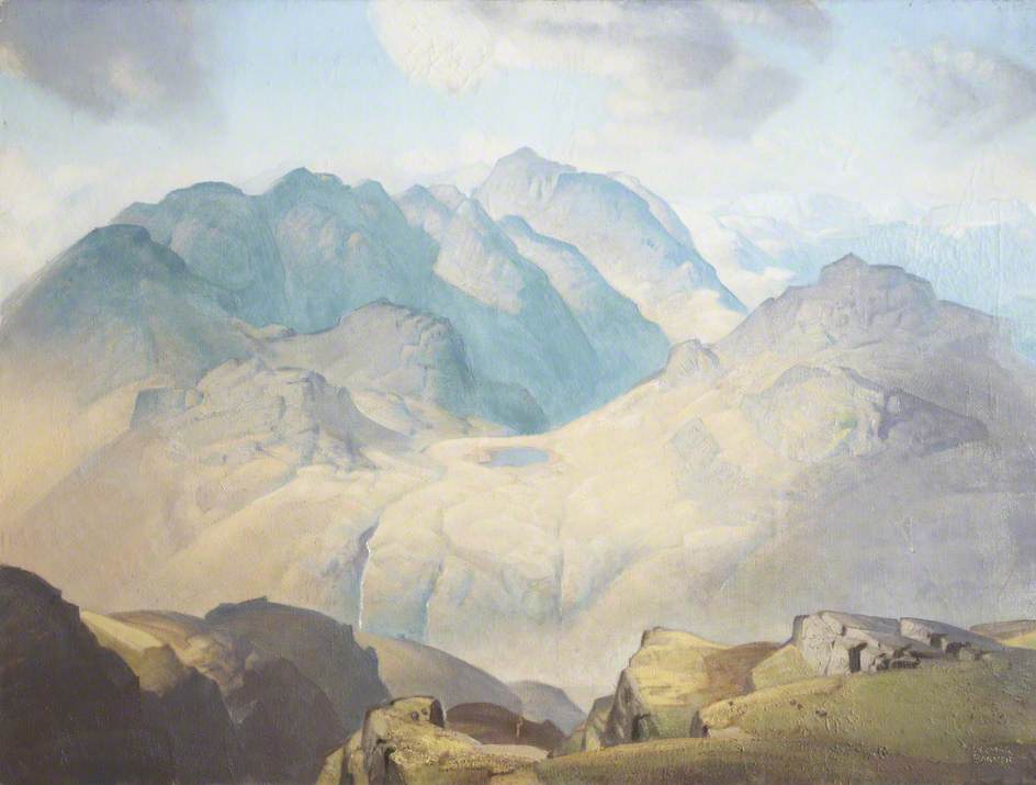 Bowfell From Wetherlam — Delmar Harmood Banner